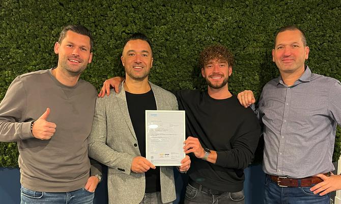 Team AGF trots op het behalen van BRC-certificaat