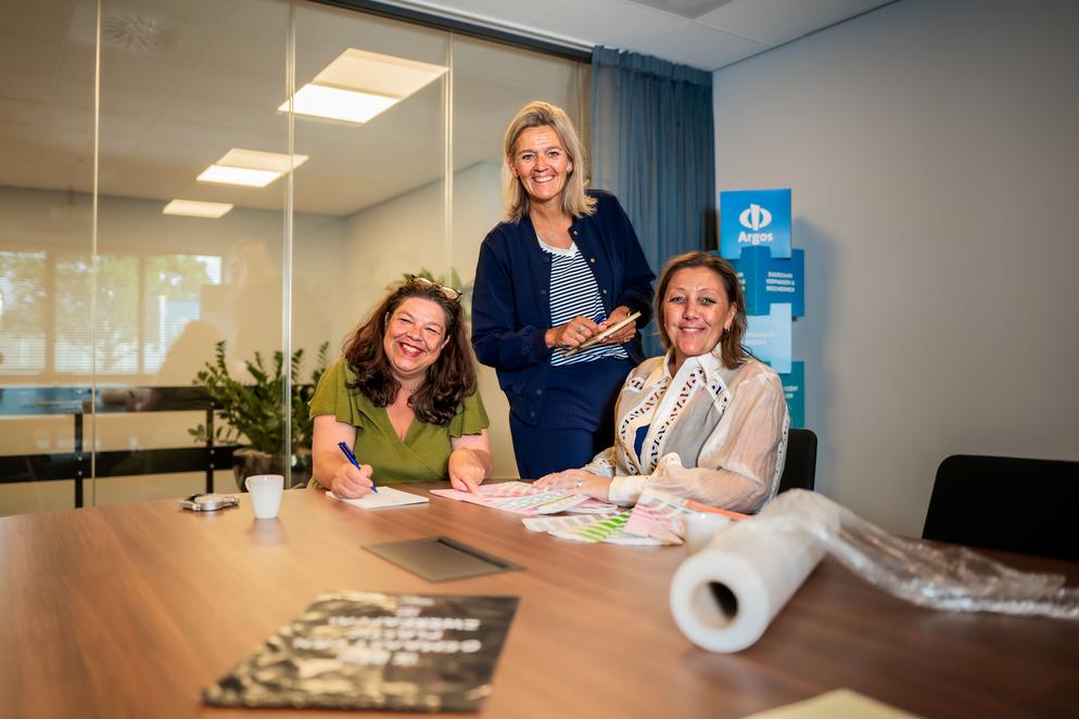 Onze collega's van de afdeling industrie.