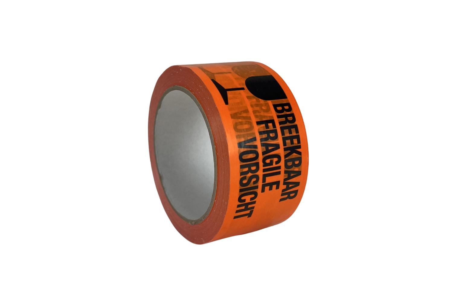 PVC Tape *Breekbaar* 50mm x 66m - oranje