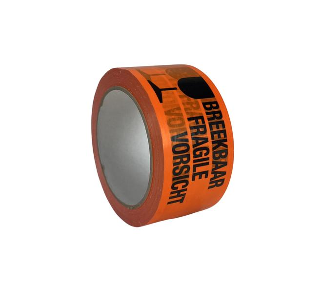PVC Tape *Breekbaar* 50mm x 66m - oranje