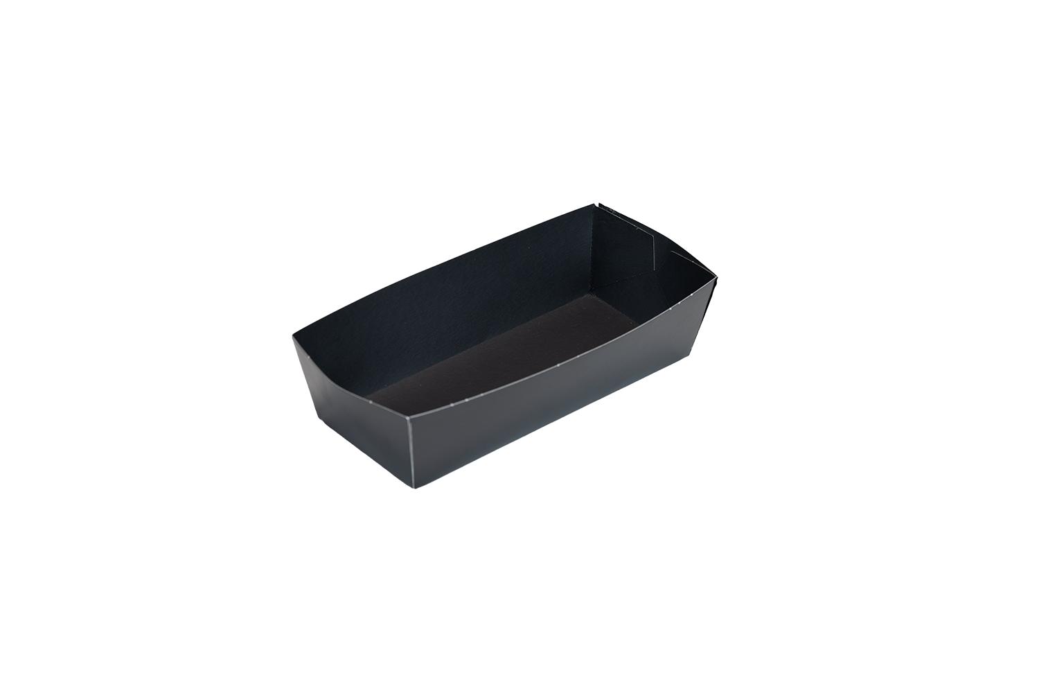APP Conisch bakje 163x68x45mm - 4 punts gelijmd - zwart/zwart
