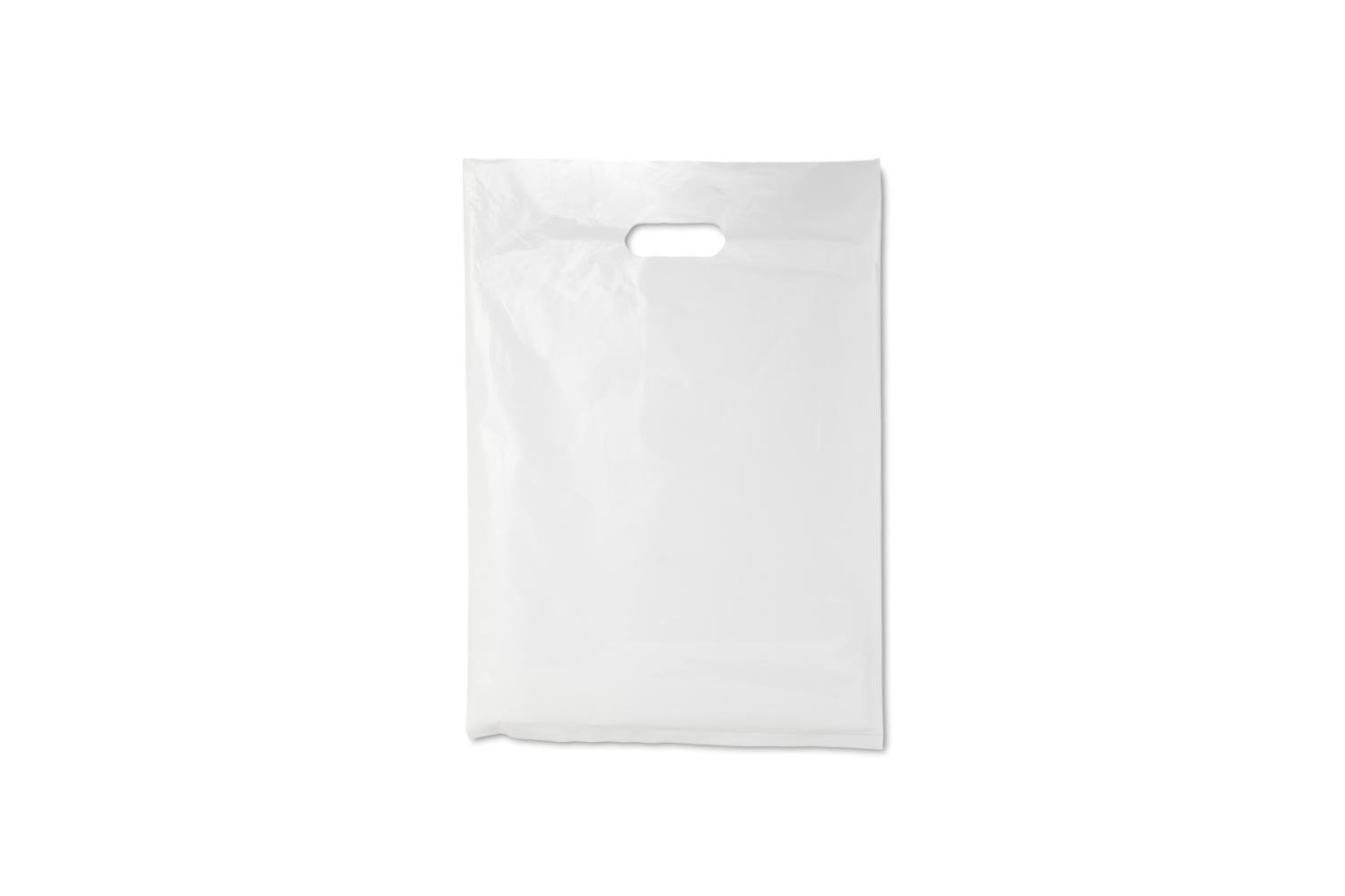 Tas DKT 50my 22x33+2x4cm - wit