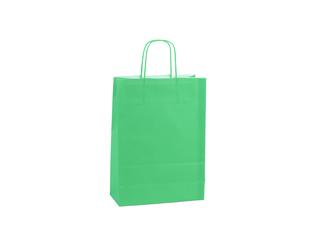 Tas papier 100 grs. 32+12x41cm - lichtgroen