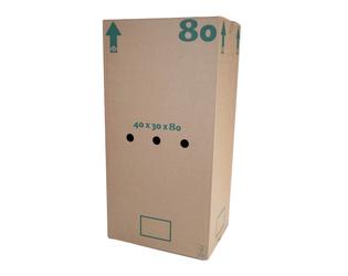 Halve eurodoos 80 40x30x80cm met luchtgaten