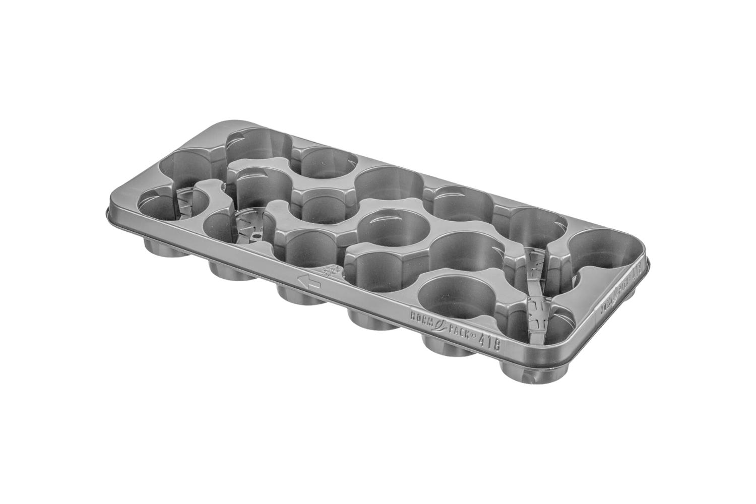 Tray Normpack 418 - grijs
