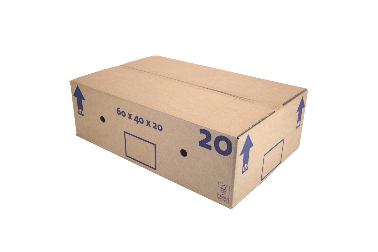 Eurodoos 20 zwaar 586x386x177mm met luchtgaten