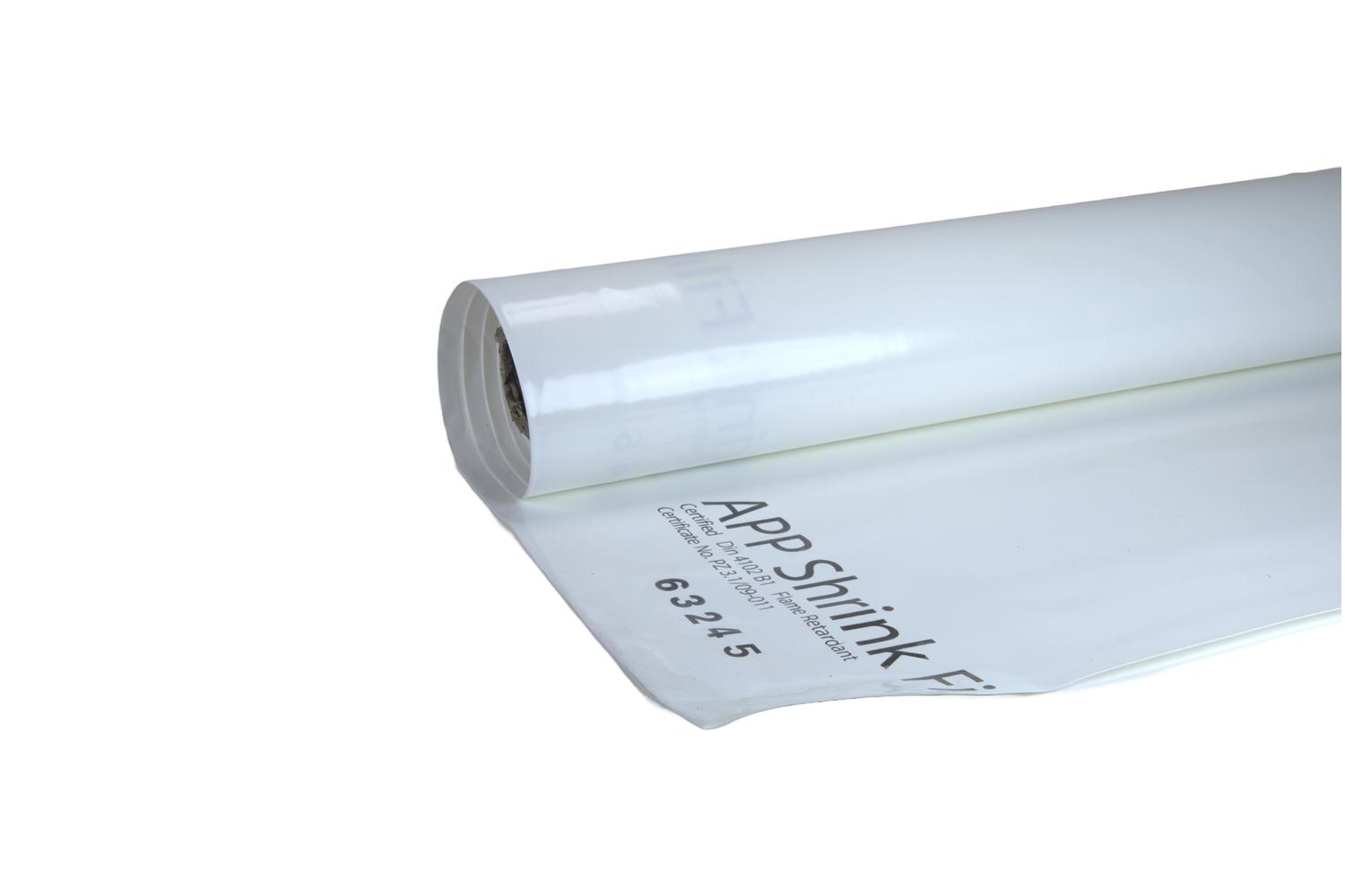 Krimpfolie 300my 8x20m - wit 