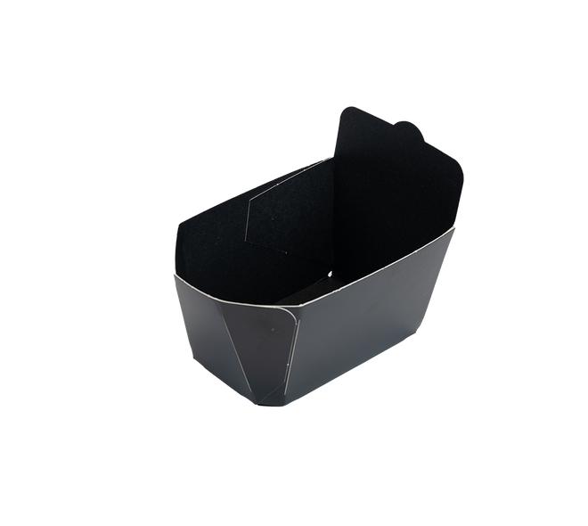 APP Conisch bakje 114x73x74mm - 4 punts gelijmd - zwart/zwart