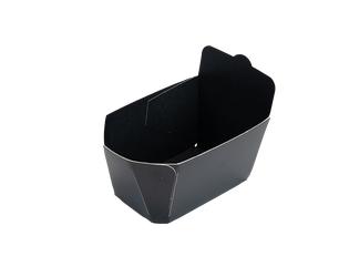 APP Conisch bakje 114x73x74mm - 4 punts gelijmd - zwart/zwart