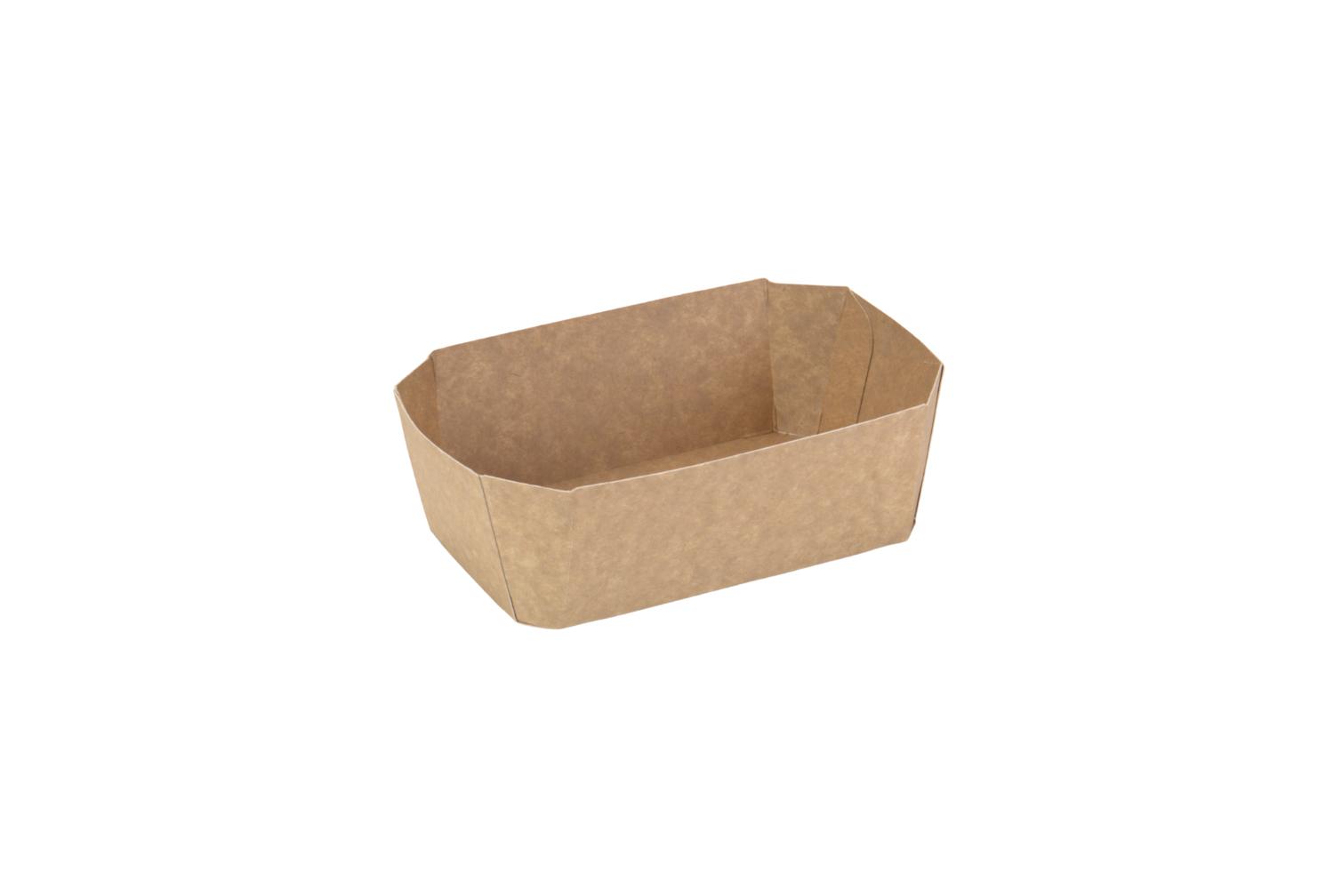 APP Conisch bakje 158x95x60mm - 4 punts gelijmd - bruin/bruin
