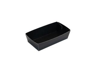APP Conisch bakje 120x60x35mm - 4 punts gelijmd - zwart/zwart