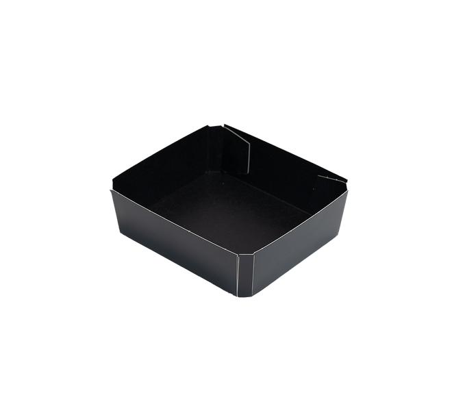 APP Conisch bakje 120x108x38mm - 4 punts gelijmd - zwart/zwart