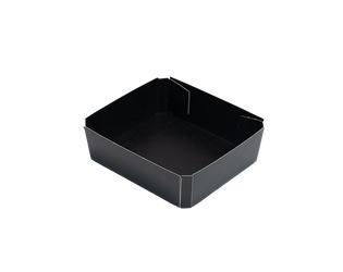 APP Conisch bakje 120x108x38mm - 4 punts gelijmd - zwart/zwart