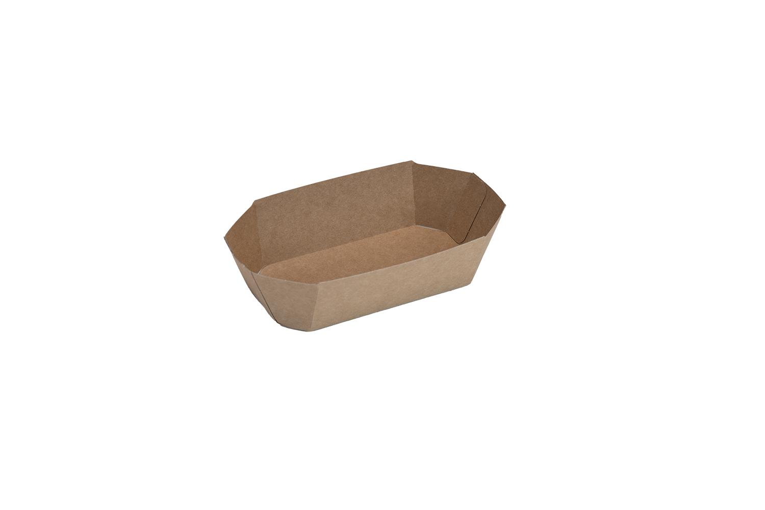 APP Conisch bakje 140x70x45mm - 4 punts gelijmd - bruin/bruin