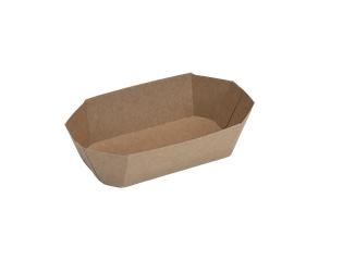 APP Conisch bakje 140x70x45mm - 4 punts gelijmd - bruin/bruin