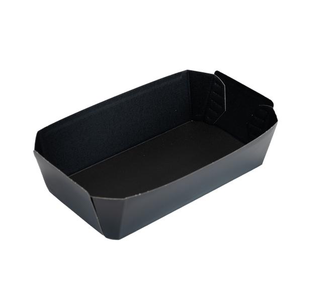 APP Conisch bakje 200x110x60mm - 4 punts gelijmd - zwart/zwart