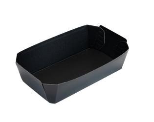 APP Conisch bakje 200x110x60mm - 4 punts gelijmd - zwart/zwart