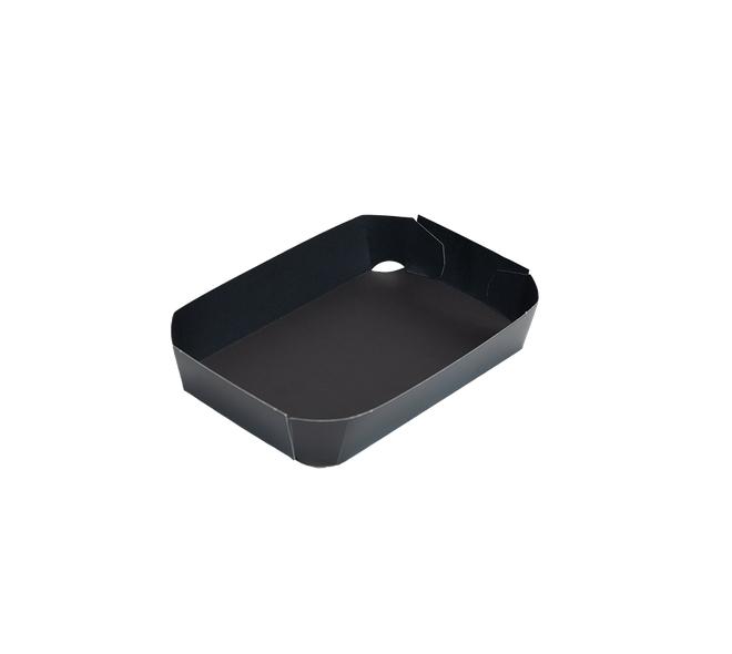 APP Conisch bakje 155x98x40mm - 4 punts gelijmd - zwart/zwart