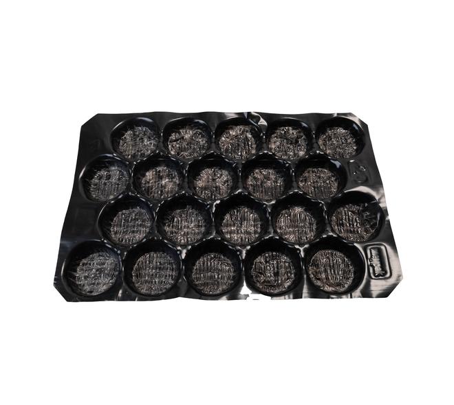 Appelpakblad plastic zwart