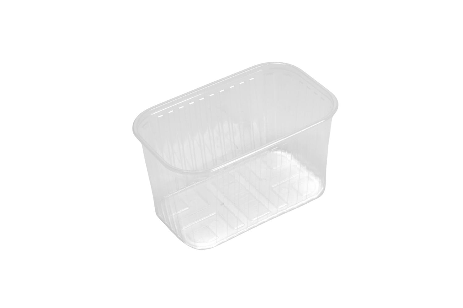 PP Punnet 1kg 191x119x105mm - 12 gram - transparant
