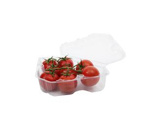 Clamshell PET driehoek 190x120x53mm - transparant