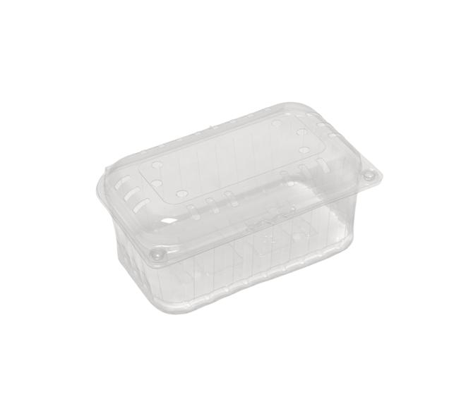 Clamshell R-PET 500gr 190x115x80mm - transparant