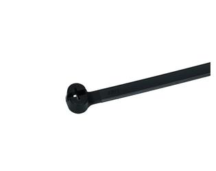 Kabelbinder T&B 340x7,0mm - RVS clip - zwart