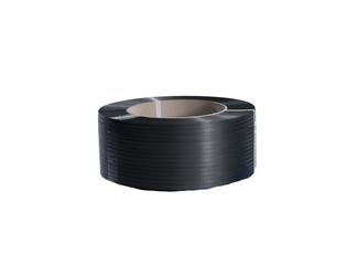 PP Band 12mm x 0.60mm x 3000m - zwart - kern:200
