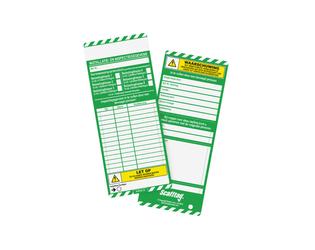 Scafftag insteekkaart Brady MK-1 Engels