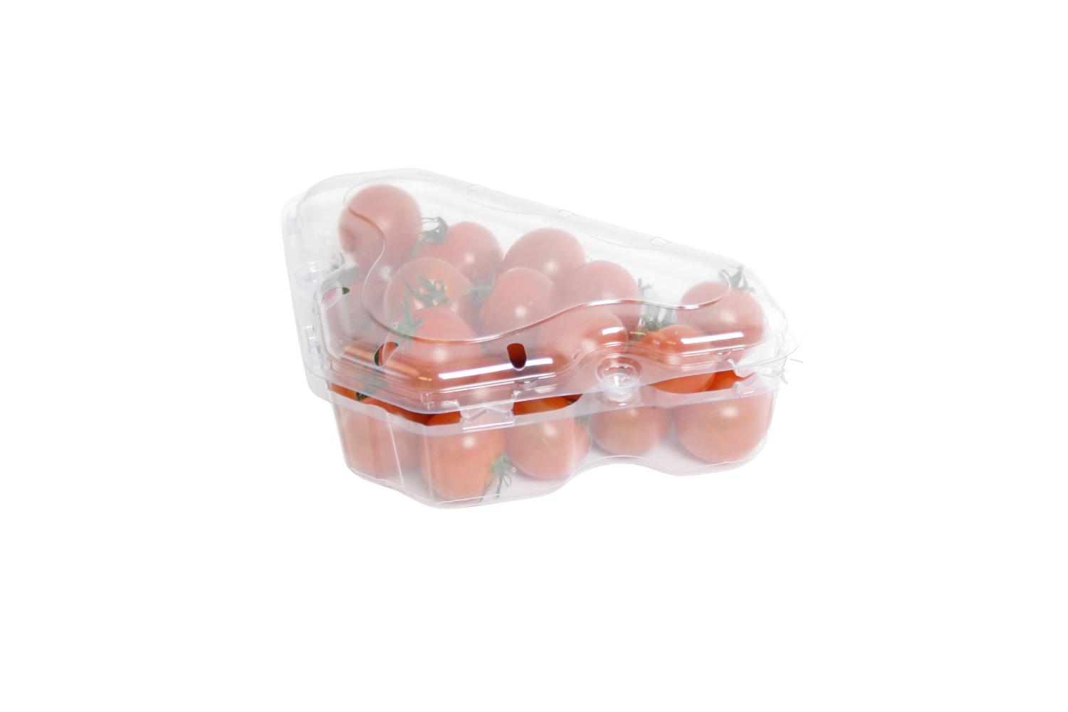 Clamshell PET driehoek 190x120x53mm - transparant