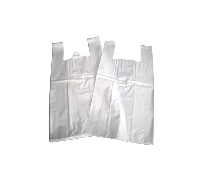 Hemdtas LDPE 20my 50+30x85cm - wit
