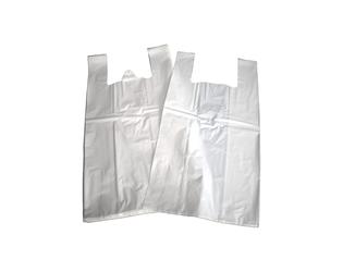 Hemdtas LDPE 20my 50+30x85cm - wit
