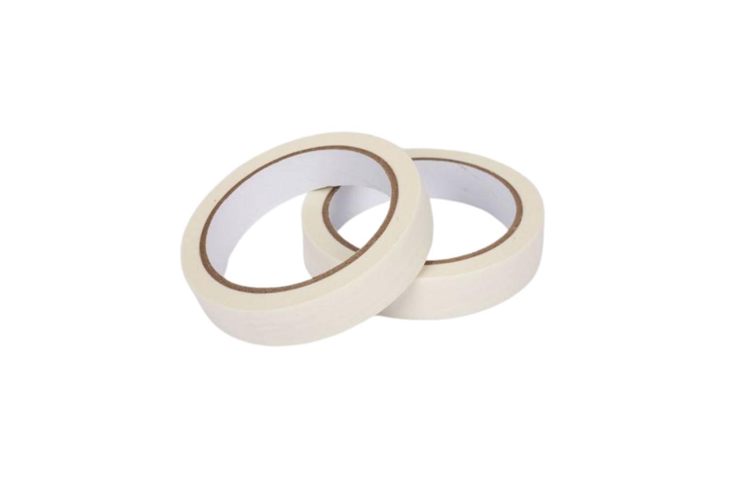 Crepepapier tape 50mm x 50m - wit