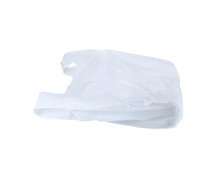 Hemdtas HDPE 17my 30+20x60cm - wit