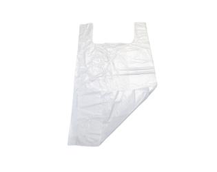 Hemdtas HDPE 14my 28+14x50cm - wit