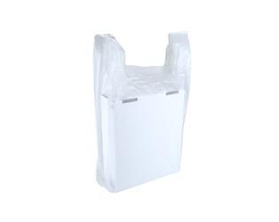 Hemdtas HDPE 14my 28+14x50cm - wit