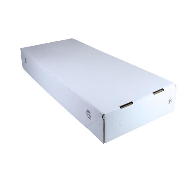 SKID 9 bodem + deksel met barcode - wit