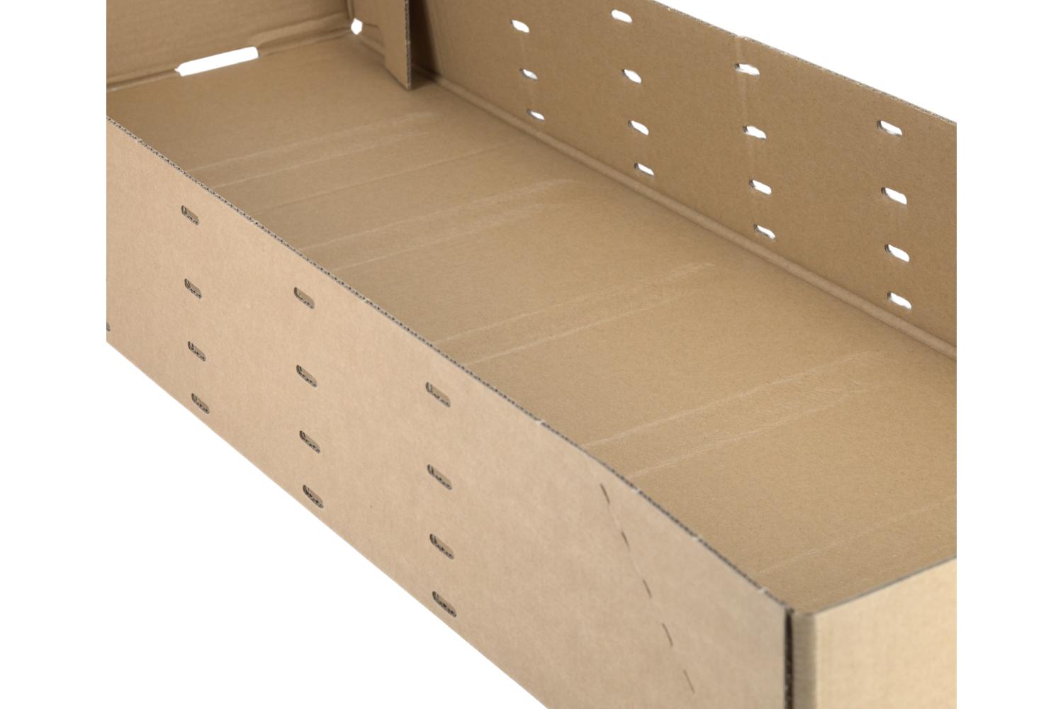 SKID 9 bodem + deksel met barcode - wit