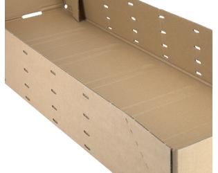 SKID 9 bodem + deksel met barcode - wit