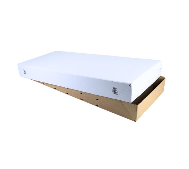 SKID 6 bodem + deksel met barcode - wit