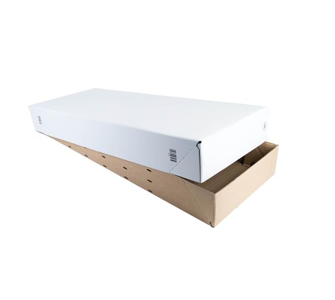 SKID 8 bodem + deksel met barcode - wit