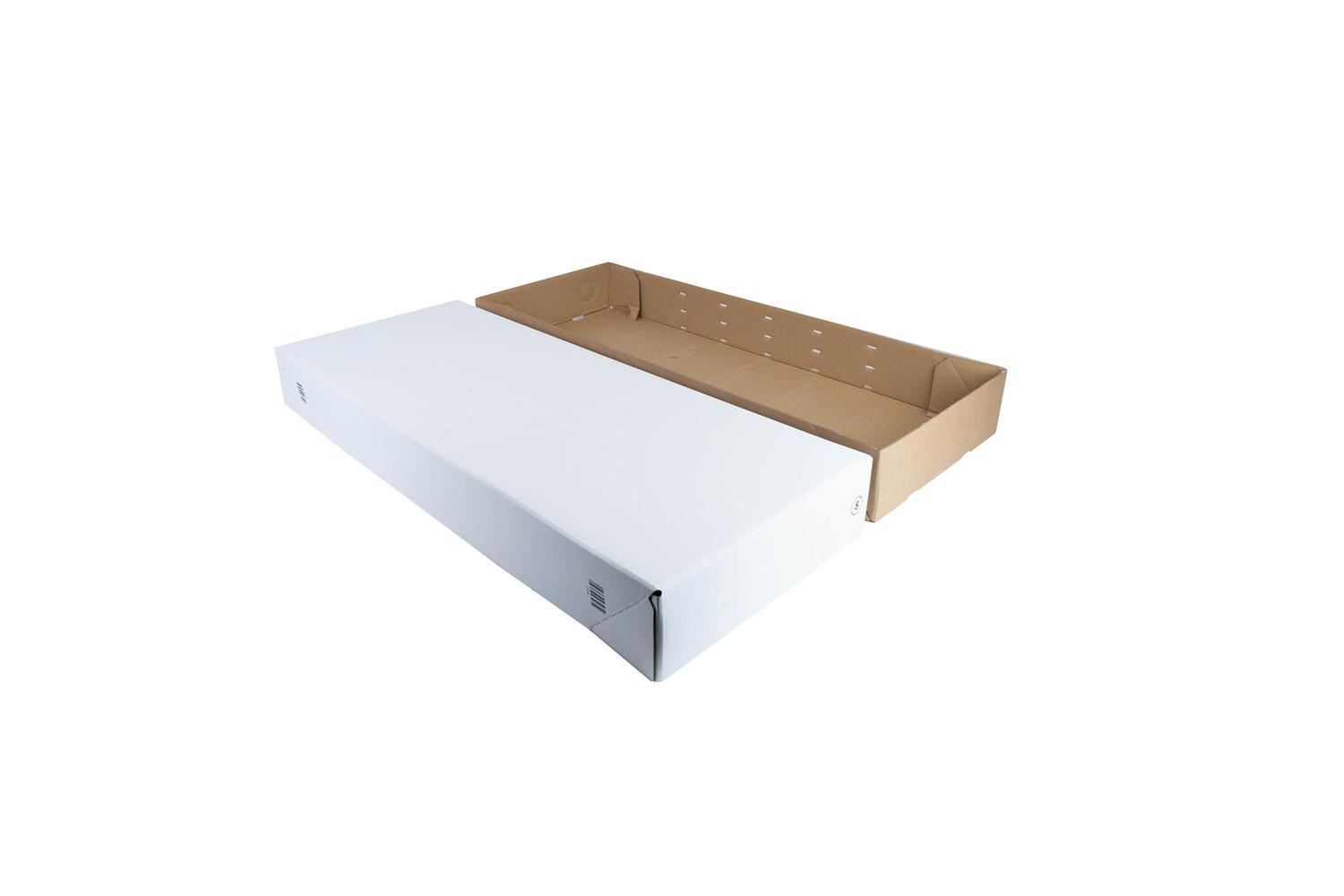 SKID 8 bodem + deksel met barcode - wit