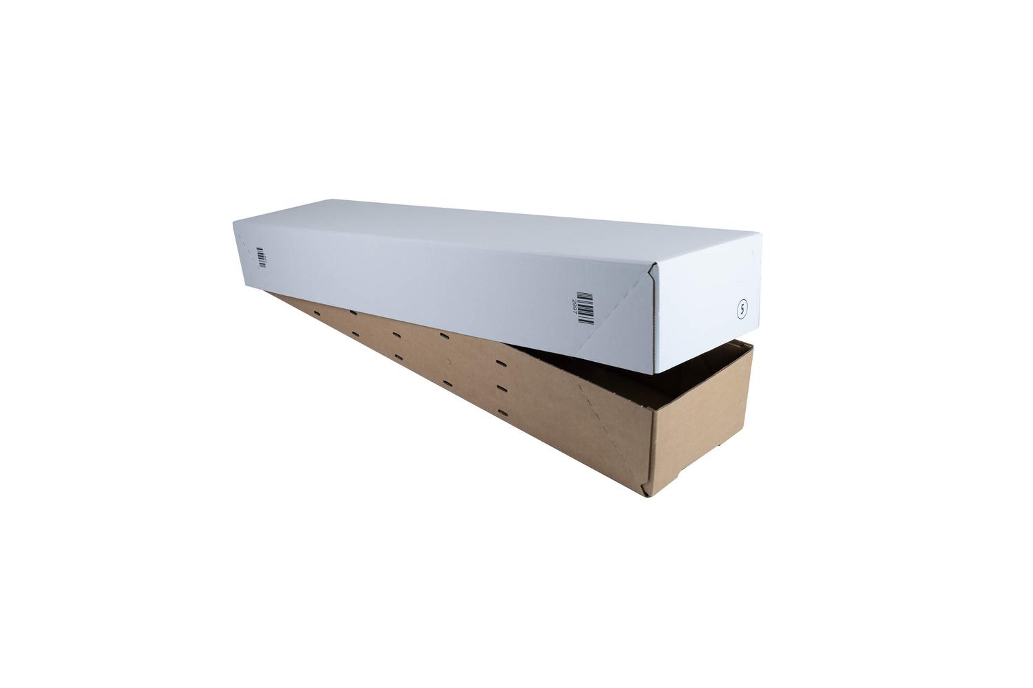 SKID 5 bodem + deksel met barcode - wit
