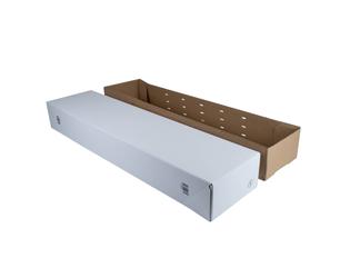 SKID 5 bodem + deksel met barcode - wit