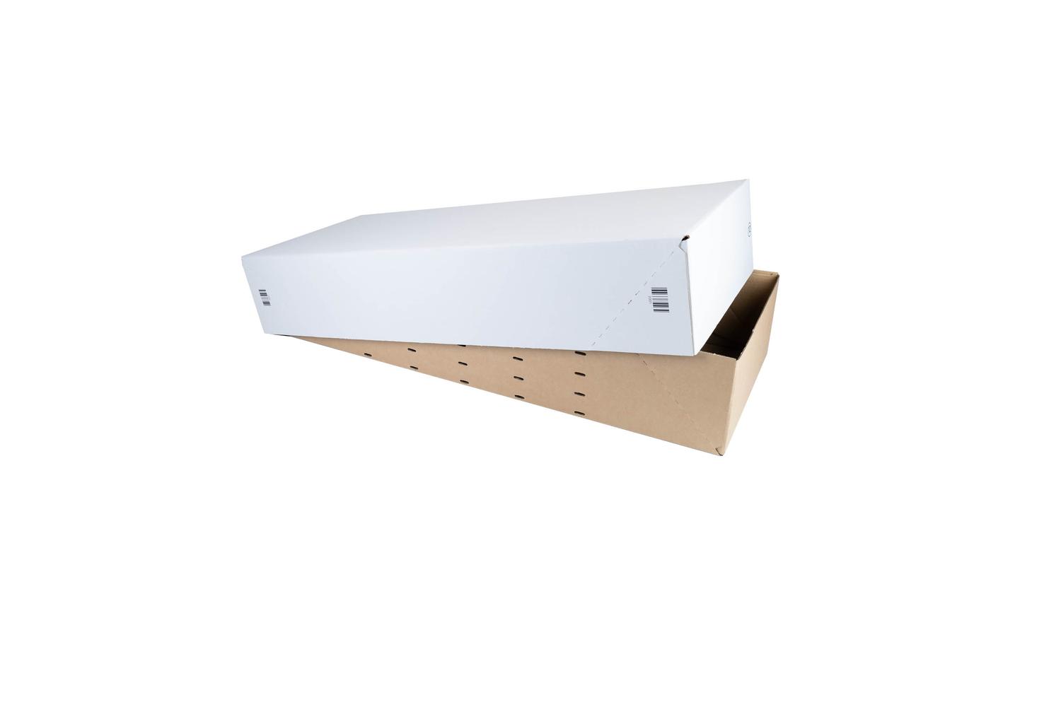 SKID 12 bodem + deksel met barcode - wit