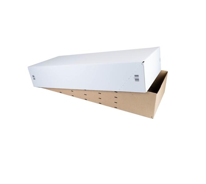 SKID 12 bodem + deksel met barcode - wit