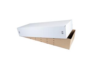 SKID 12 bodem + deksel met barcode - wit