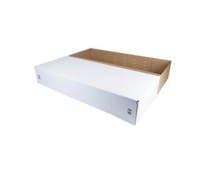 SKID 12 bodem + deksel met barcode - wit