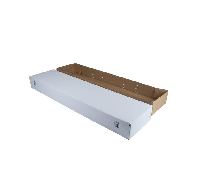 SKID 4 bodem + deksel met barcode - wit