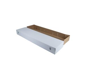 SKID 4 bodem + deksel met barcode - wit